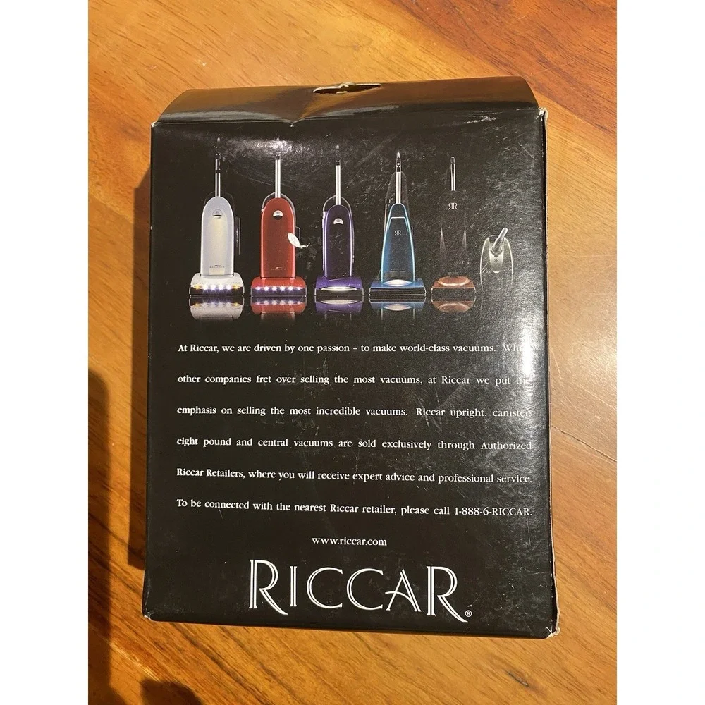 Riccar Radiance RADP & RAD HEPA Filtration Vacuum Bags Type X 6 Pack New In Box